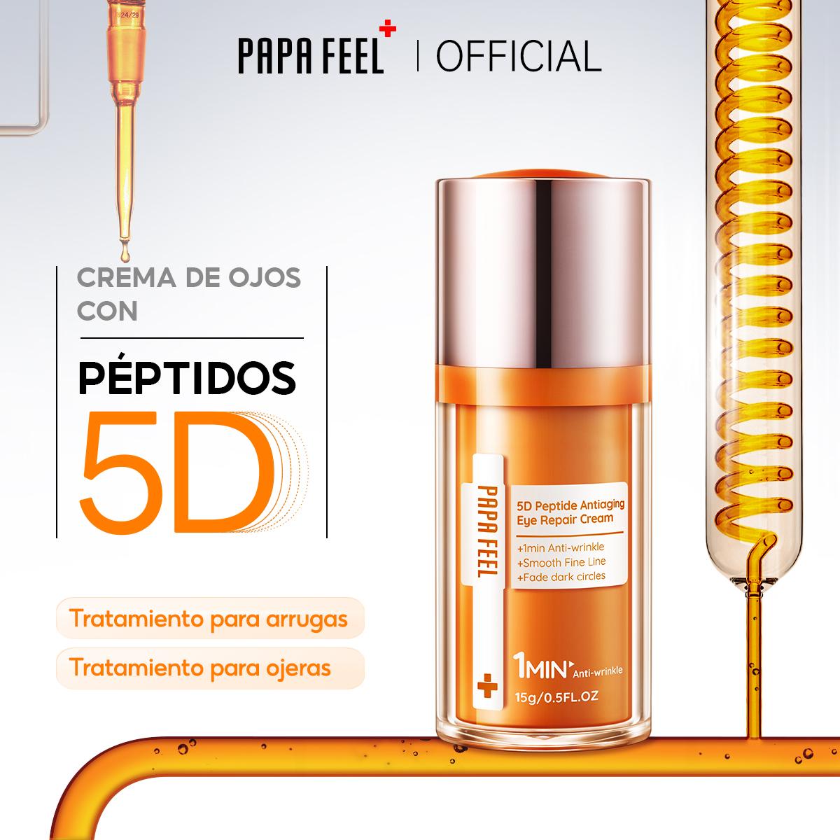 Papa Feel™ · Péptidos 5D: Efecto Bótox y Lifting Inmediato